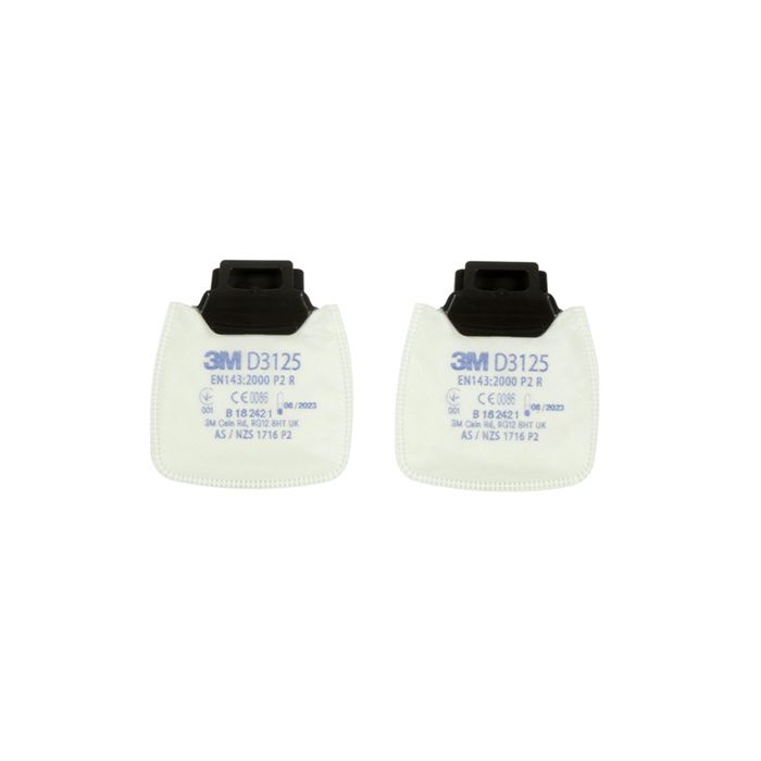 3M D3125 SECURE CLICK P2 R FILTER - White