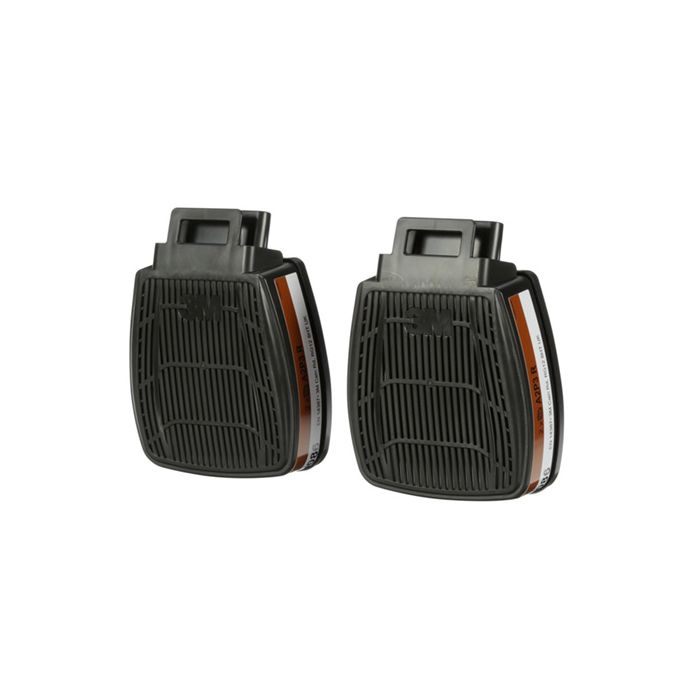 3M D8095 SECURE CLICK A2P3 R FILTER DUAL FLOW - Black