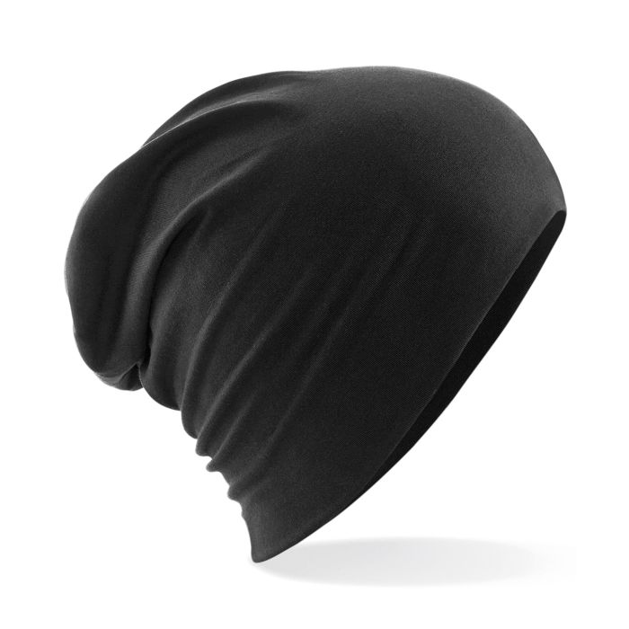 Hemsedal cotton slouch beanie - Black - One size Hemsedal cotton slouch beanie - Black - One size