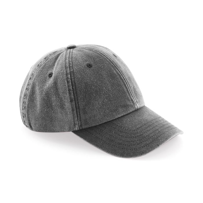 Low-profile vintage cap - Vintage Black - One size
