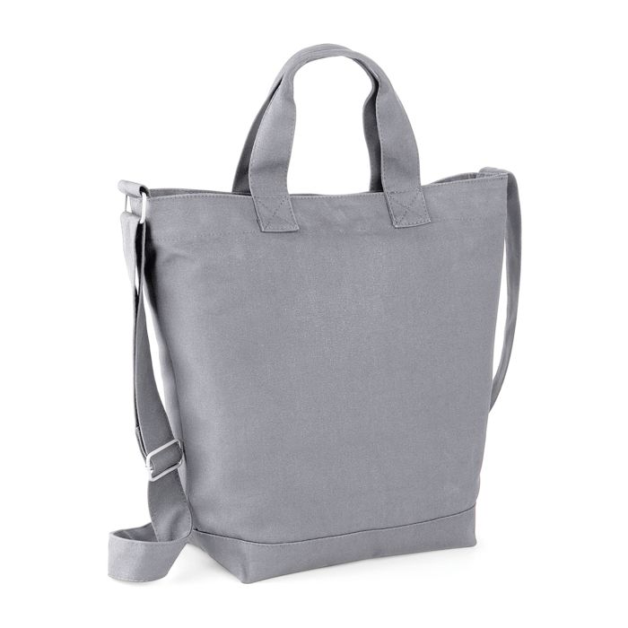 Canvas day bag - Light Grey - One size