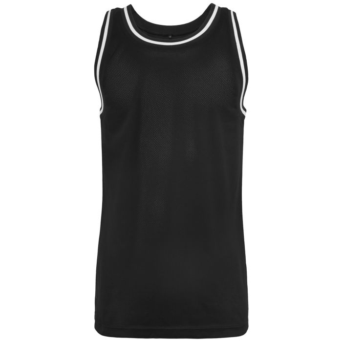 Mesh tank top - Black/White - M