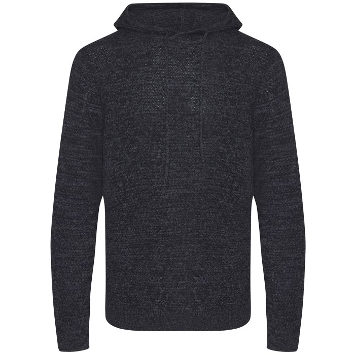 Iguazu regen knitted hoodie - Charcoal/Black - XS Iguazu regen knitted hoodie - Charcoal/Black - XS
