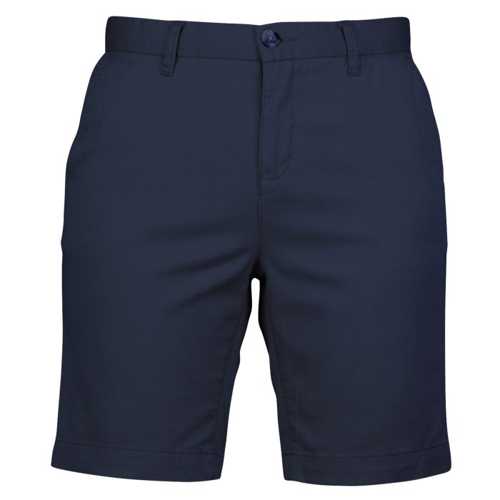 Women's stretch chino shorts - Navy - XS