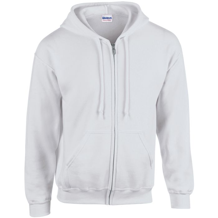 Heavy Blend™ full zip hooded sweatshirt - Ash* - S Heavy Blend™ full zip hooded sweatshirt - Ash* - S