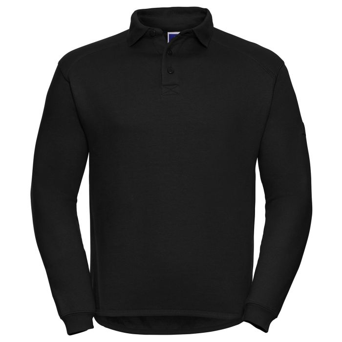 Heavy-duty collar sweatshirt - Black - XS Heavy-duty collar sweatshirt - Black - XS