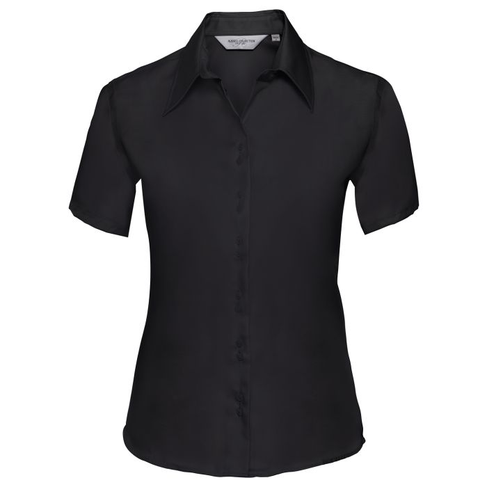 Women's short sleeve ultimate non-iron shirt - Black - XS Women's short sleeve ultimate non-iron shirt - Black - XS
