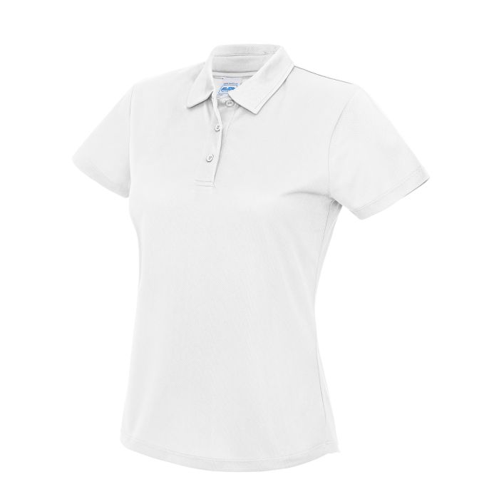 Women's cool polo - Arctic White* - XS