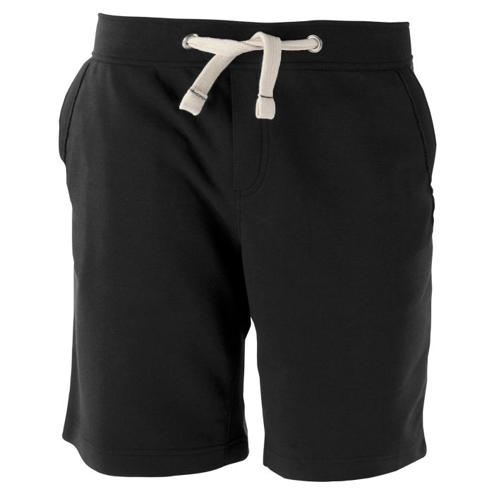 Unisex French terry Bermuda shorts - Black - S