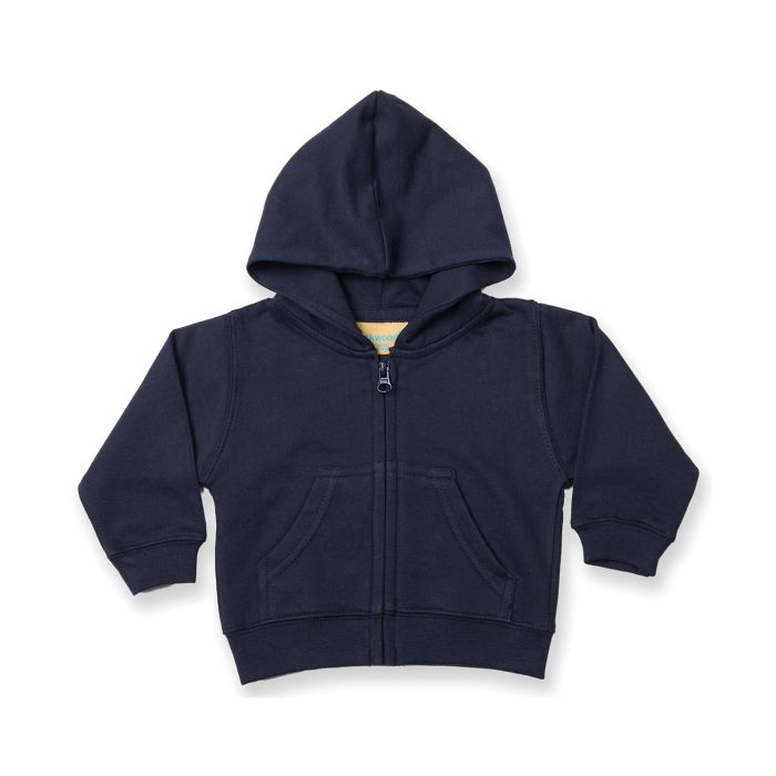 Zip-through hoodie - Navy - 12/18 Months