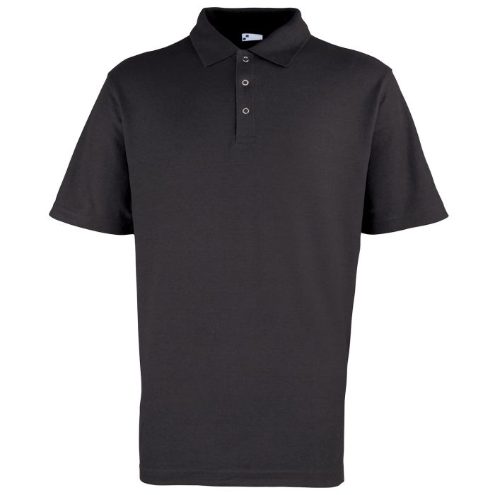 Stud polo - Black - M