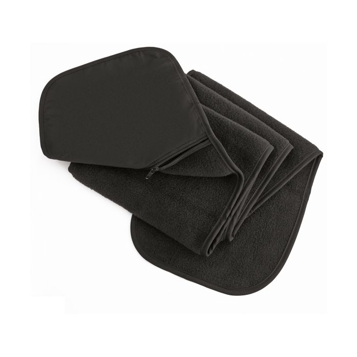 Polartherm™ fleece scarf with zip pocket - Black - One size Polartherm™ fleece scarf with zip pocket - Black - One size