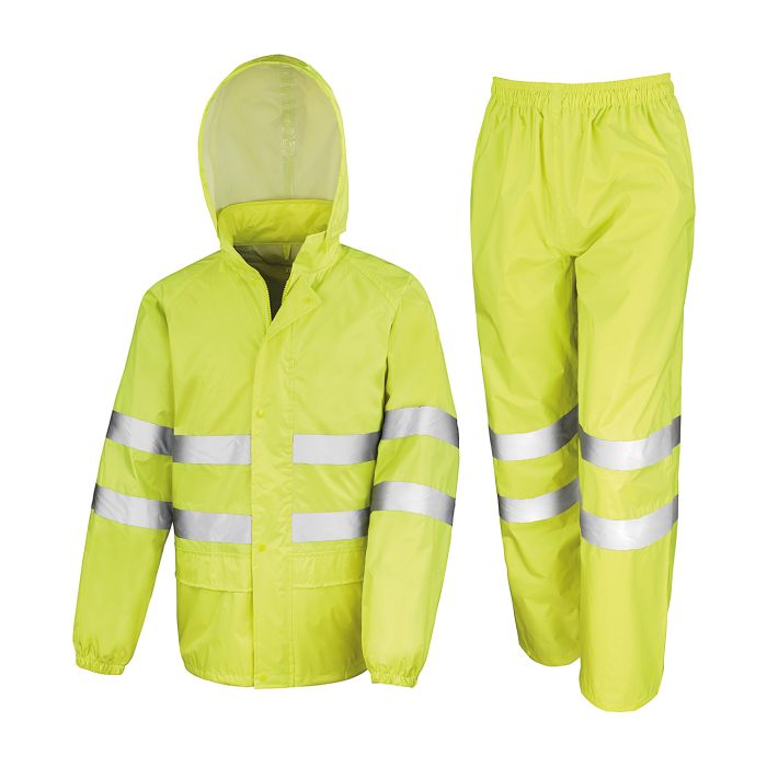 High-viz waterproof suit - Yellow - XS High-viz waterproof suit - Yellow - XS
