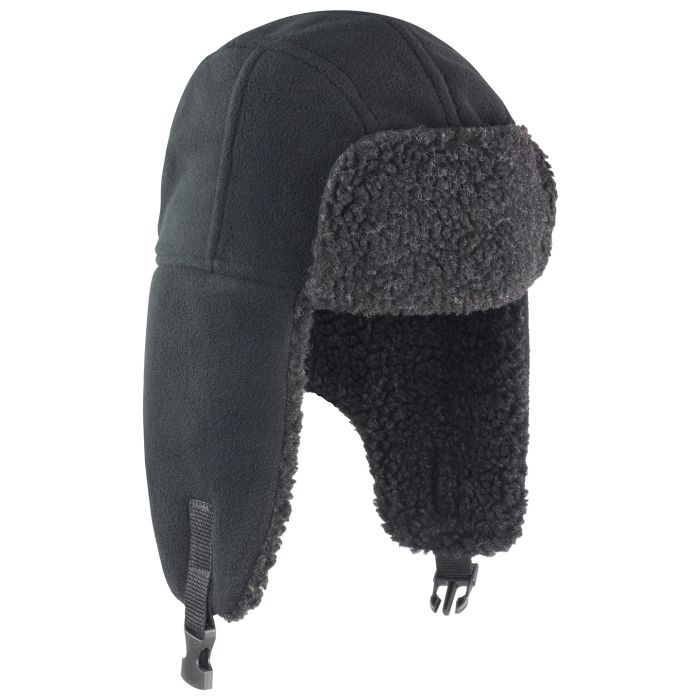Thinsulate™ sherpa hat - Black - S
