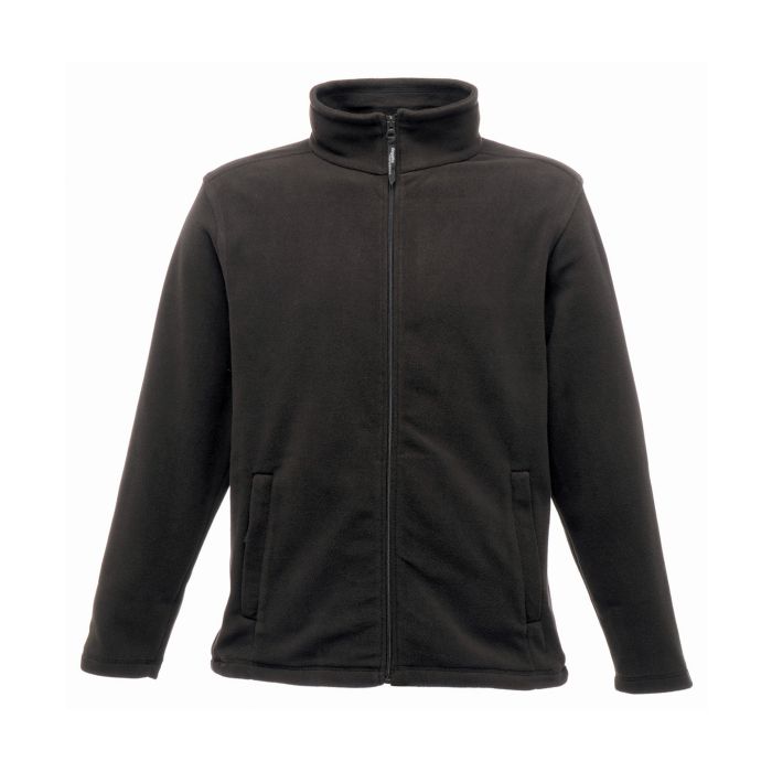 Full-zip microfleece - Black - S
