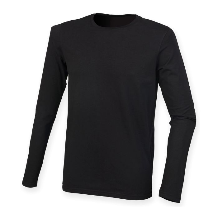 Feel good long sleeved stretch t-shirt - Black - S