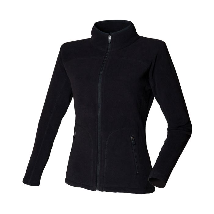 Microfleece jacket - Black - XS