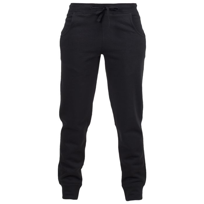 Women's slim cuffed joggers - Black - XS