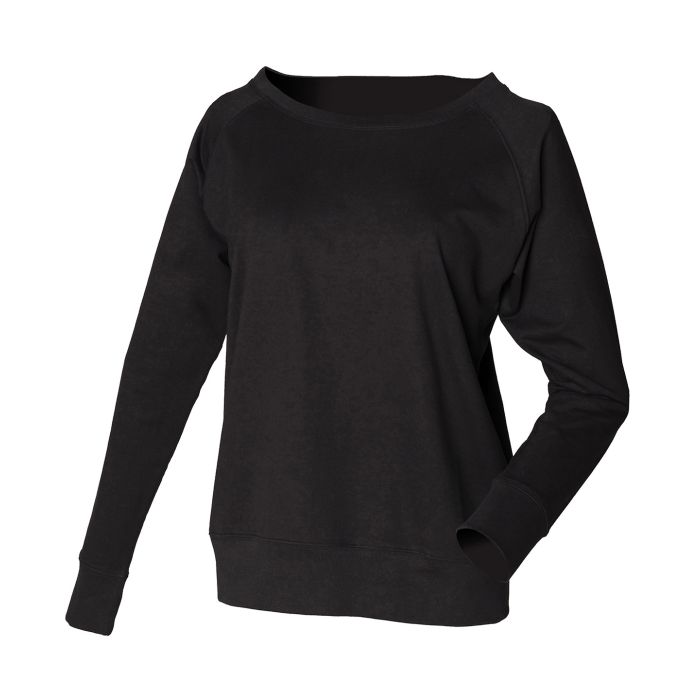 Women's slounge sweatshirt - Black - S Women's slounge sweatshirt - Black - S