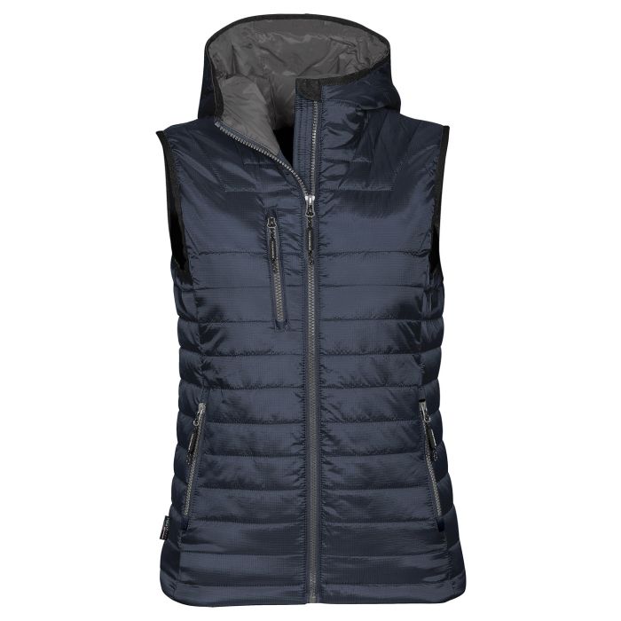 Women's Gravity thermal vest - Navy/Charcoal - S Women's Gravity thermal vest - Navy/Charcoal - S