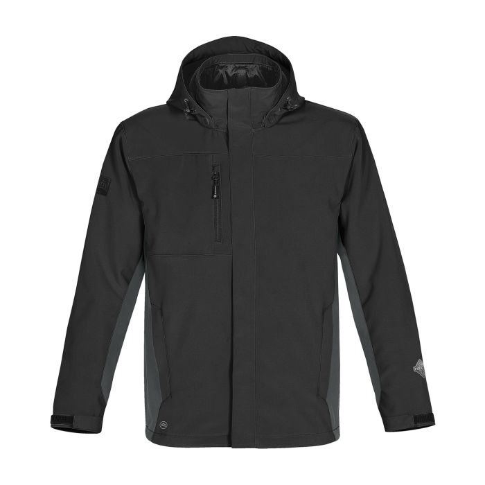 Atmosphere 3-in-1 jacket - Black/Granite - S