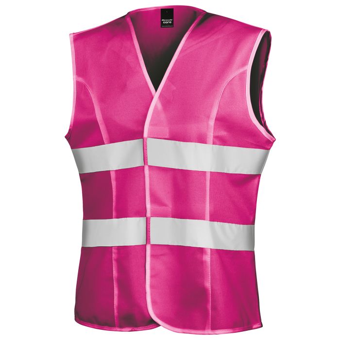 Women's high-viz tabard - Fluorescent Pink - XXS