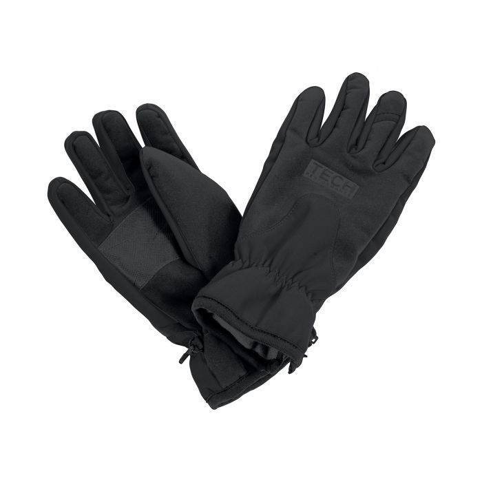 Tech performance softshell glove - Black/Black - S
