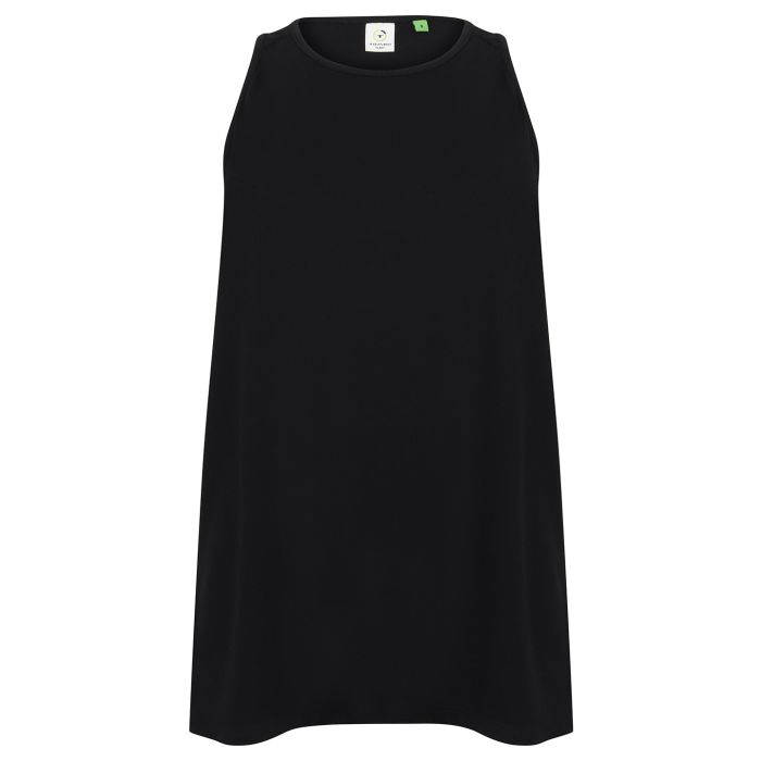 Women's open back vest - Black - XS