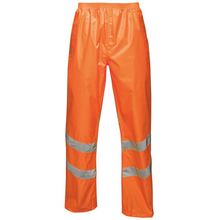 Hi-vis pro pack-away trousers - Orange - M Hi-vis pro pack-away trousers - Orange - M