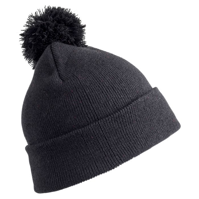 Pom pom beanie - Black - One size