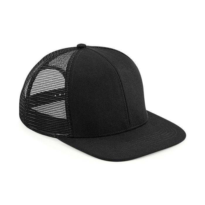 Original flat peak 6-panel trucker - Black/Black - One size Original flat peak 6-panel trucker - Black/Black - One size