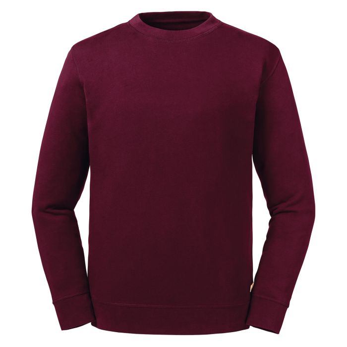 Pure organic reversible sweatshirt - Burgundy - XS Pure organic reversible sweatshirt - Burgundy - XS