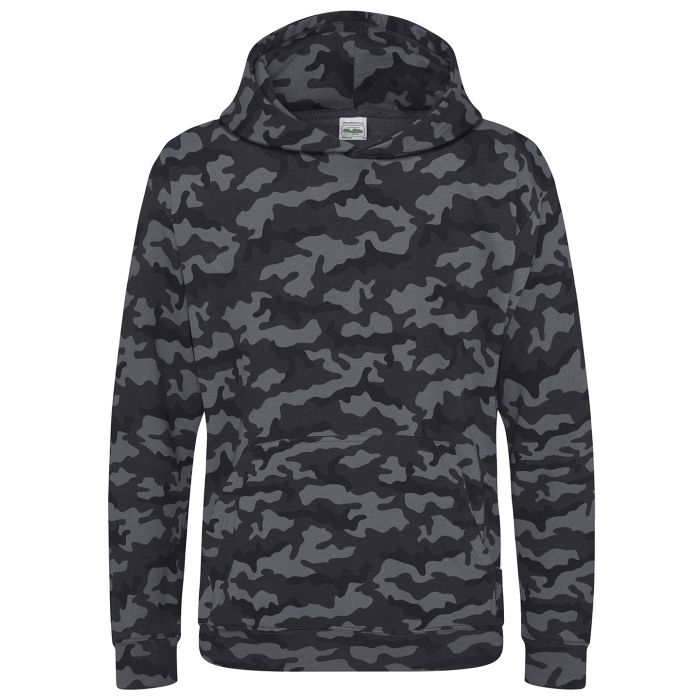 Kids camo hoodie - Black Camo - 3/4 Years Kids camo hoodie - Black Camo - 3/4 Years