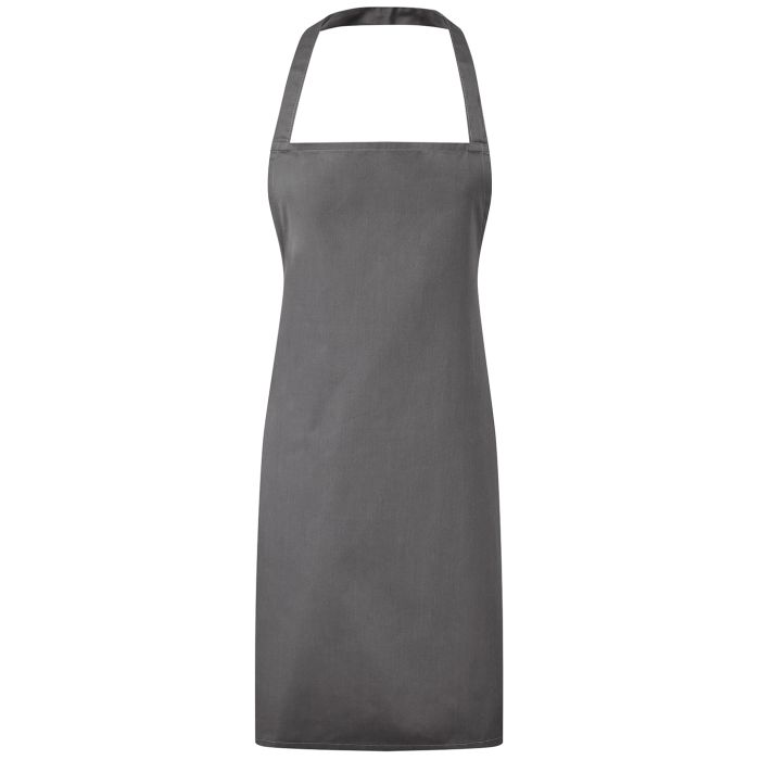 Essential bib apron - Dark Grey - One size