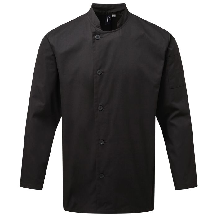Chef's essential long sleeve jacket - Black - XS Chef's essential long sleeve jacket - Black - XS