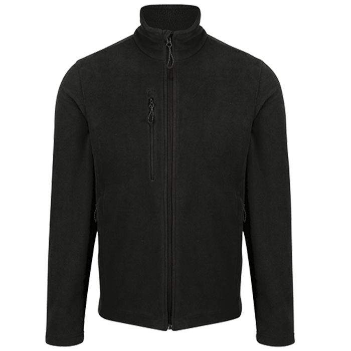 Honestly Made recycled full-zip fleece - Black - S