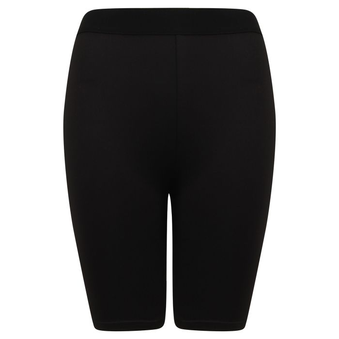 Women's fashion cycling shorts - Black/Black - S