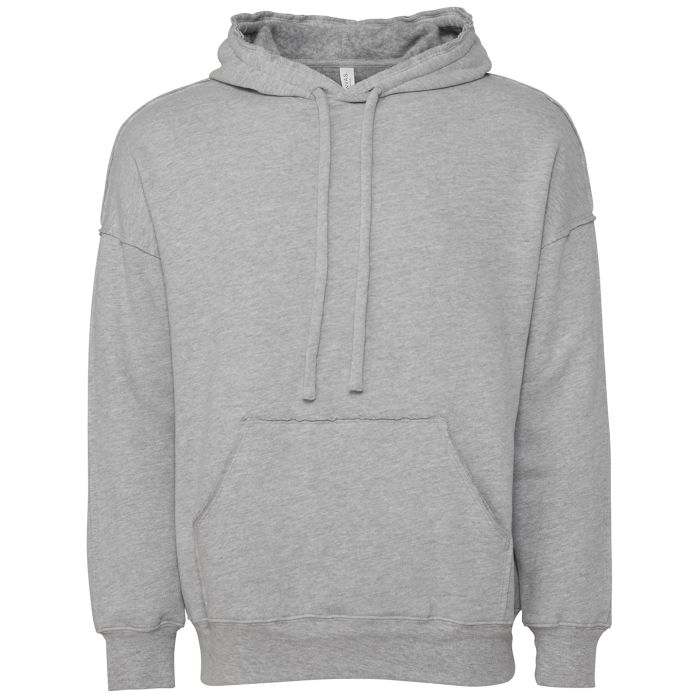 Unisex raw-seam hoodie - Athletic Heather - S Unisex raw-seam hoodie - Athletic Heather - S