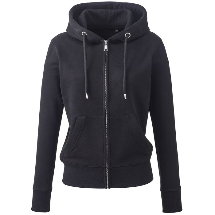 Women's Anthem full-zip hoodie - Black - S Women's Anthem full-zip hoodie - Black - S