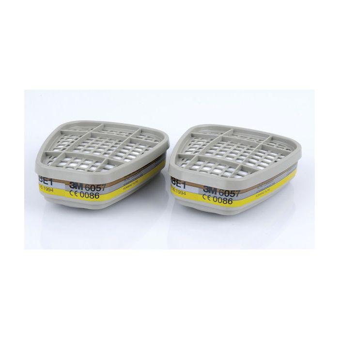 3M 6057 ABE1 FILTER - White