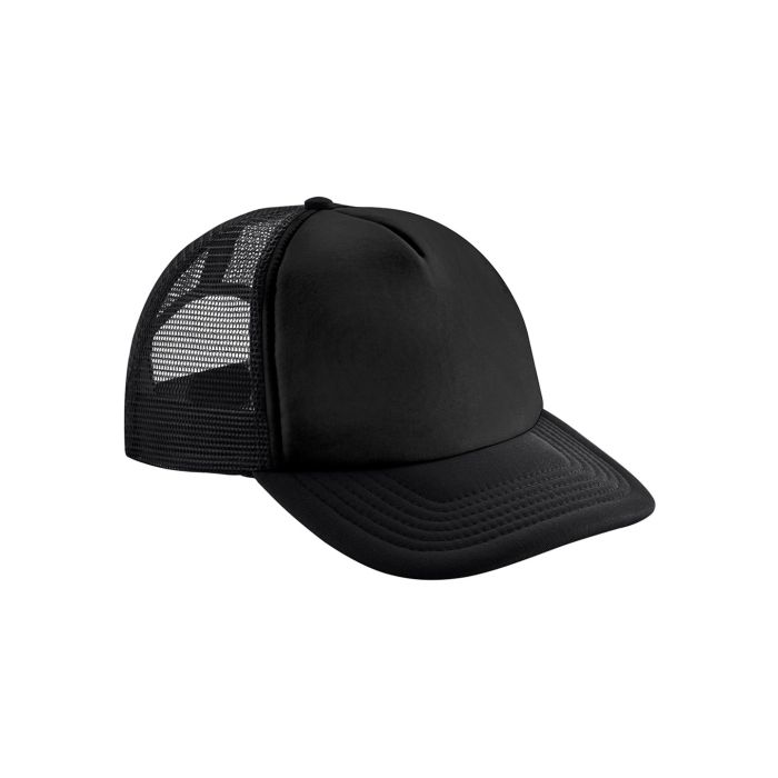 Junior vintage snapback trucker - Black/Black - One Size Junior vintage snapback trucker - Black/Black - One Size