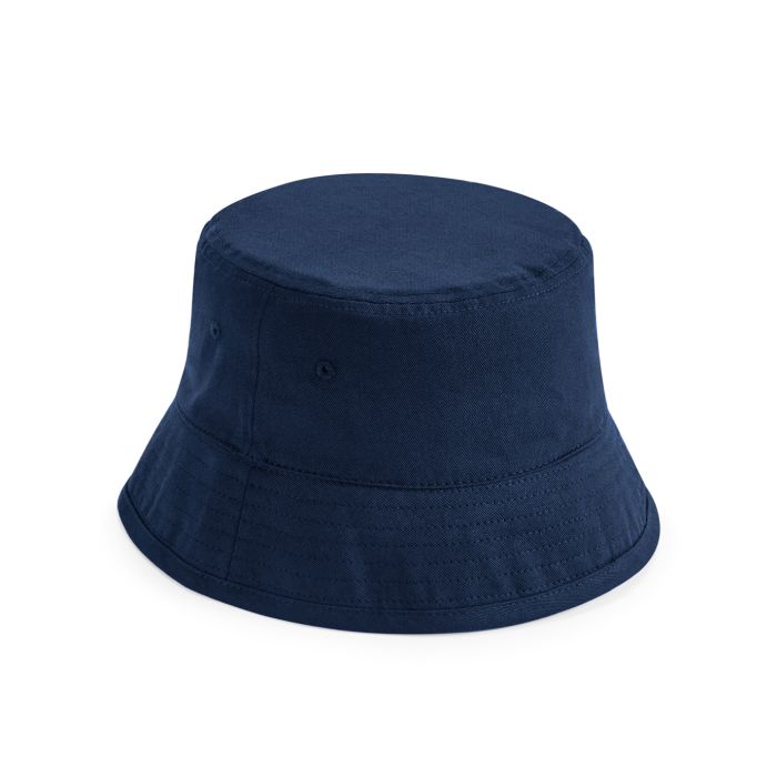 Junior organic cotton bucket hat - Navy - S/M Junior organic cotton bucket hat - Navy - S/M