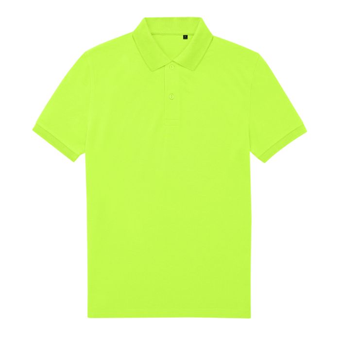 B&C My Eco Polo 65/35 - Acid Lime - S B&C My Eco Polo 65/35 - Acid Lime - S