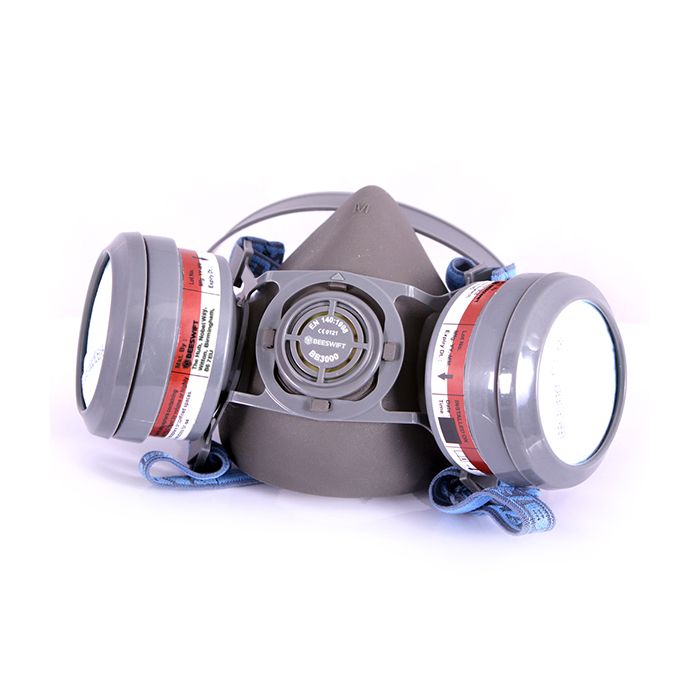 A1P2 READY MASK  C/W FILTERS - Grey