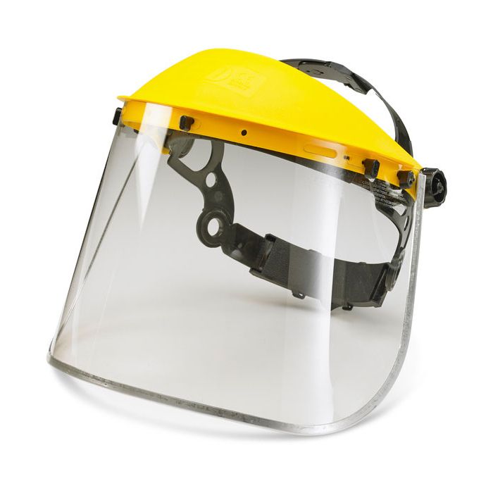 B-BRAND METAL EDGE VISOR 8" - Clear B-BRAND METAL EDGE VISOR 8" - Clear