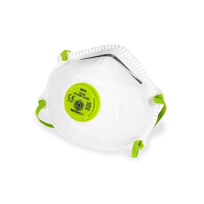 B-BRAND BBFFP2 MASK VALVED - White