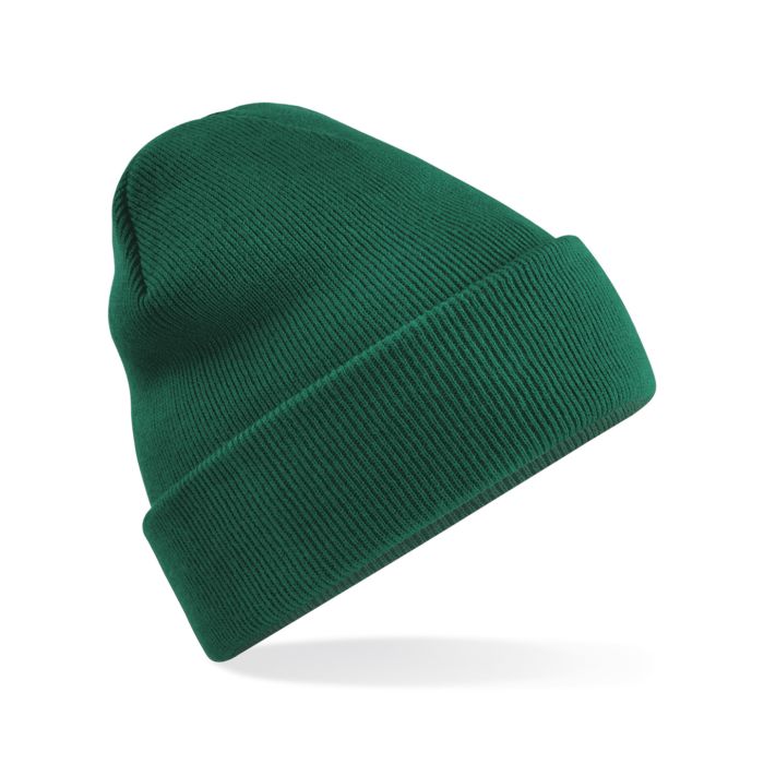 Recycled original cuffed beanie - Bottle Green - One size