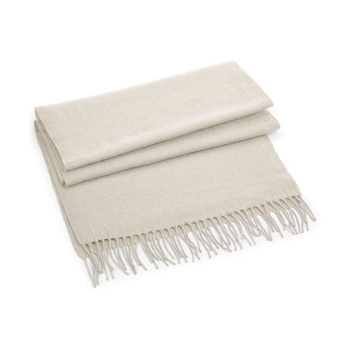 Classic woven scarf - Almond - One size