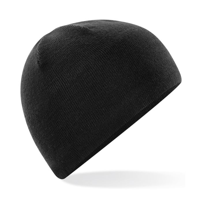 Water-repellent active beanie - Black - One size