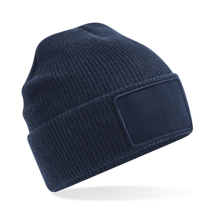 Removable patch Thinsulate™ beanie - French Navy - One size